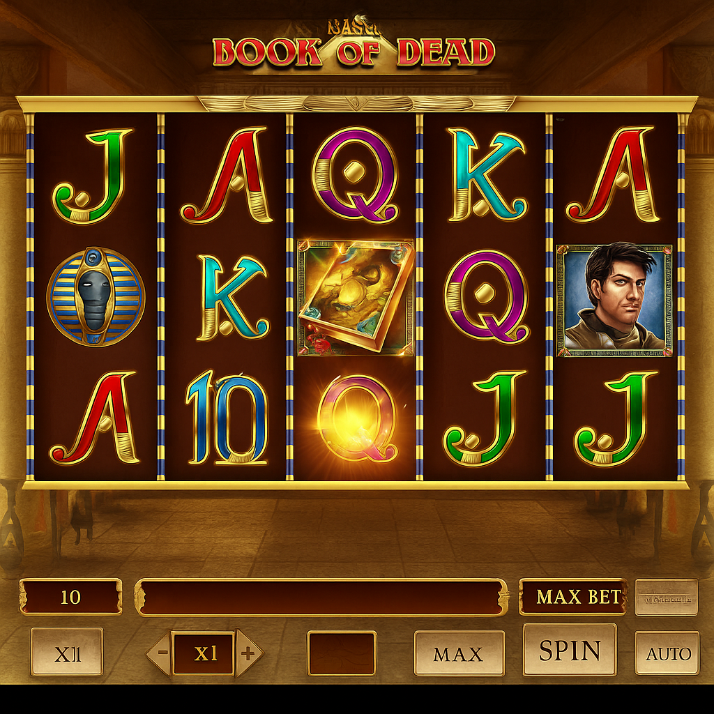 GXmble - Book of Dead Slot Game - Free Spins