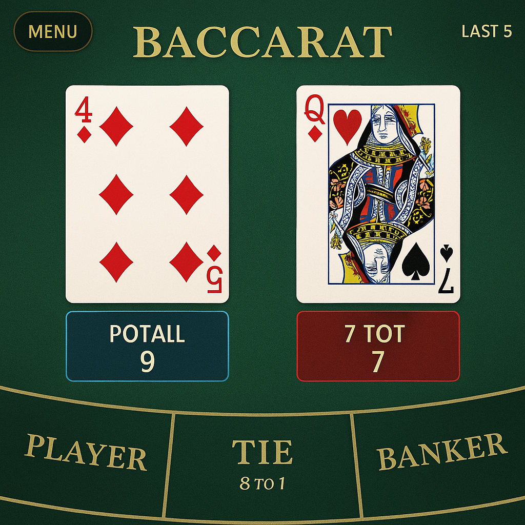 GXmble - Baccarat Table Game - Banker Player