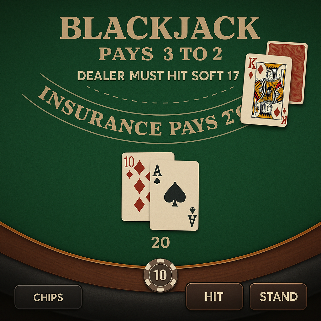 GXmble - Blackjack Table Game - Stratégie