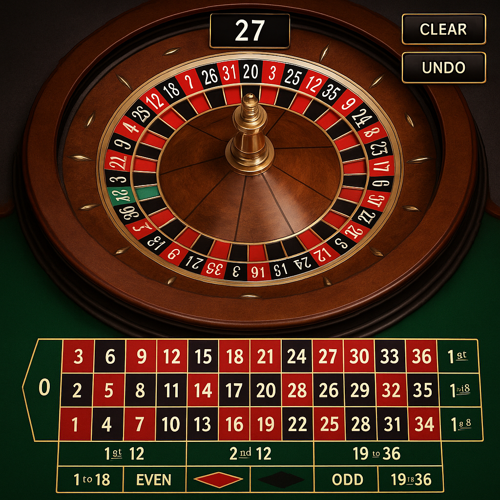 GXmble - Roulette Européenne - Zéro Unique